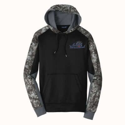 Fleece Hooded Pull Over Embroidered Thumbnail