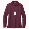 Women's Silk Touch Long Sleeve Polo Thumbnail