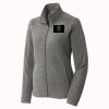 Women's Heather Microfleece Full Zip Jacket Thumbnail