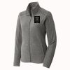 Women's Heather Microfleece Full Zip Jacket Thumbnail
