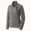 Women's Heather Microfleece Full Zip Jacket Thumbnail