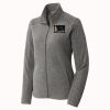 Women's Heather Microfleece Full Zip Jacket Thumbnail
