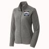 Women's Heather Microfleece Full Zip Jacket Thumbnail