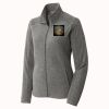 Women's Heather Microfleece Full Zip Jacket Thumbnail