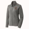 Women's Heather Microfleece Full Zip Jacket Thumbnail