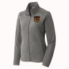 Women's Heather Microfleece Full Zip Jacket Thumbnail