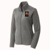 Women's Heather Microfleece Full Zip Jacket Thumbnail