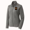Women's Heather Microfleece Full Zip Jacket Thumbnail