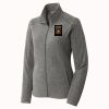 Women's Heather Microfleece Full Zip Jacket Thumbnail