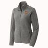 Women's Heather Microfleece Full Zip Jacket Thumbnail