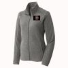 Women's Heather Microfleece Full Zip Jacket Thumbnail